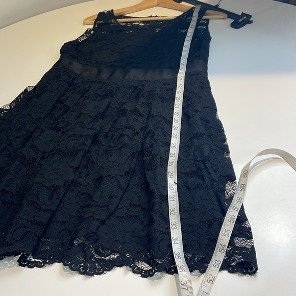 BB Dakota Lace Black Dress Size 12 - Picture 8 of 10